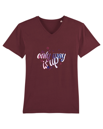 The Only Way Is Up (celestial gradient) Burgundy