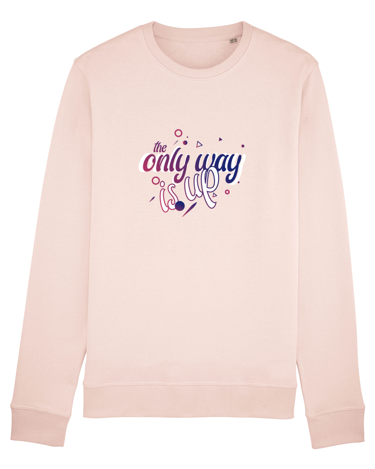 Bluză mânecă lungă Unisex Rise Candy Pink