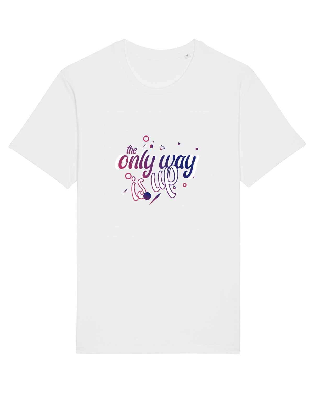 Tricou mânecă scurtă Unisex Rocker White