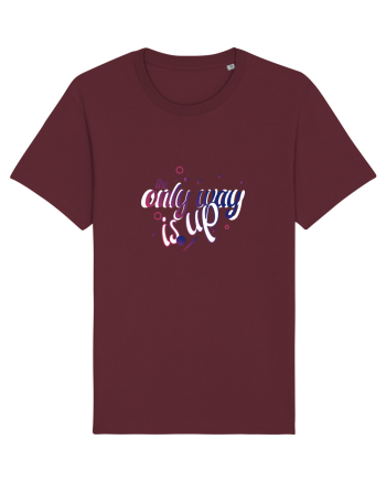 The Only Way Is Up (celestial gradient) Burgundy