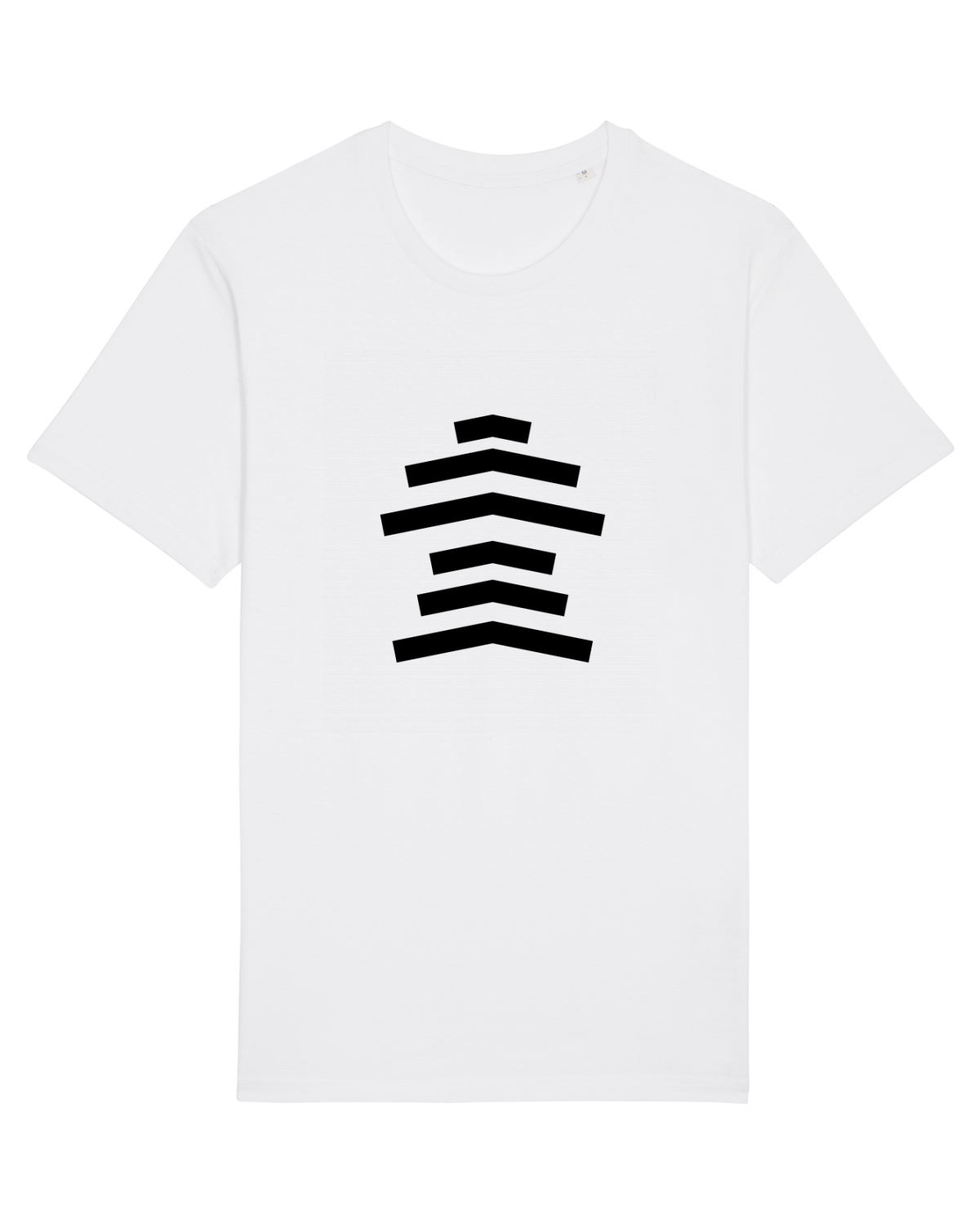 Tricou mânecă scurtă Unisex Rocker White