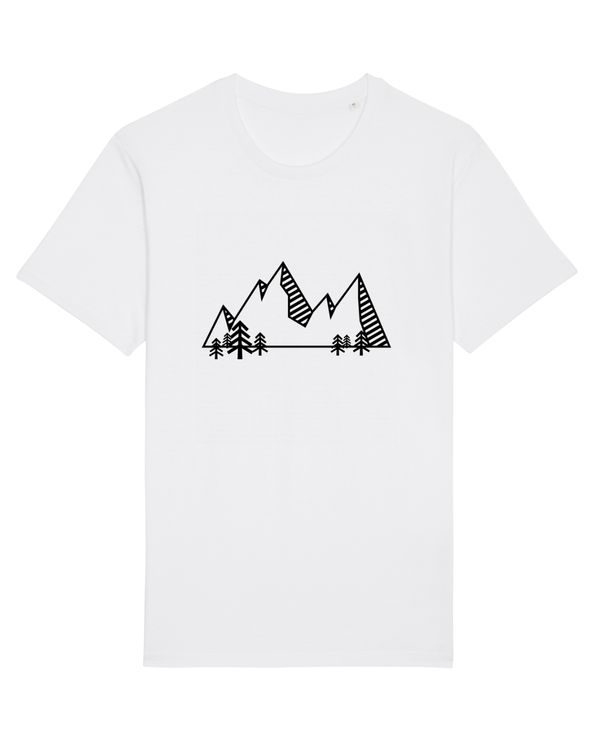 Tricou mânecă scurtă Unisex Rocker White