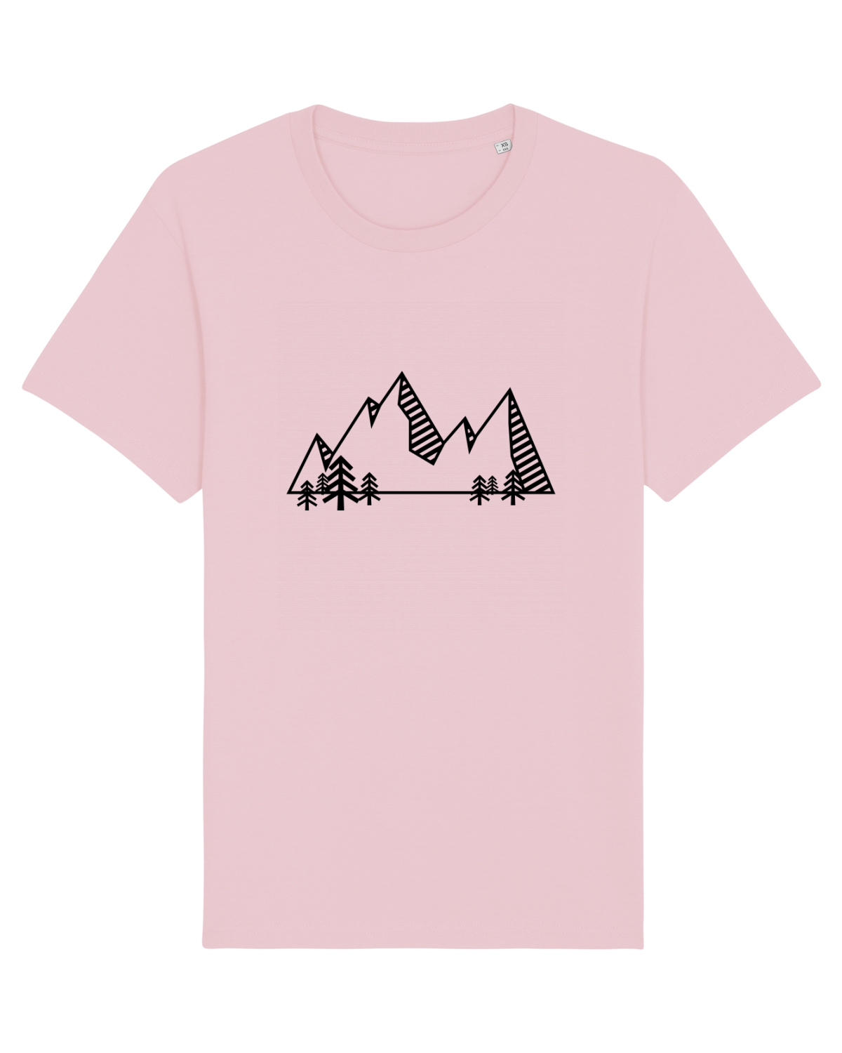 Tricou mânecă scurtă Unisex Rocker Cotton Pink