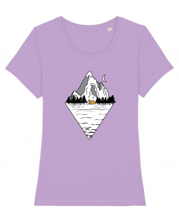 Mountain camping Lavender Dawn