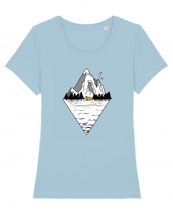 Mountain camping Sky Blue