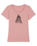 Vlad Țepes 1. Tricou mânecă scurtă guler larg fitted Damă Expresser