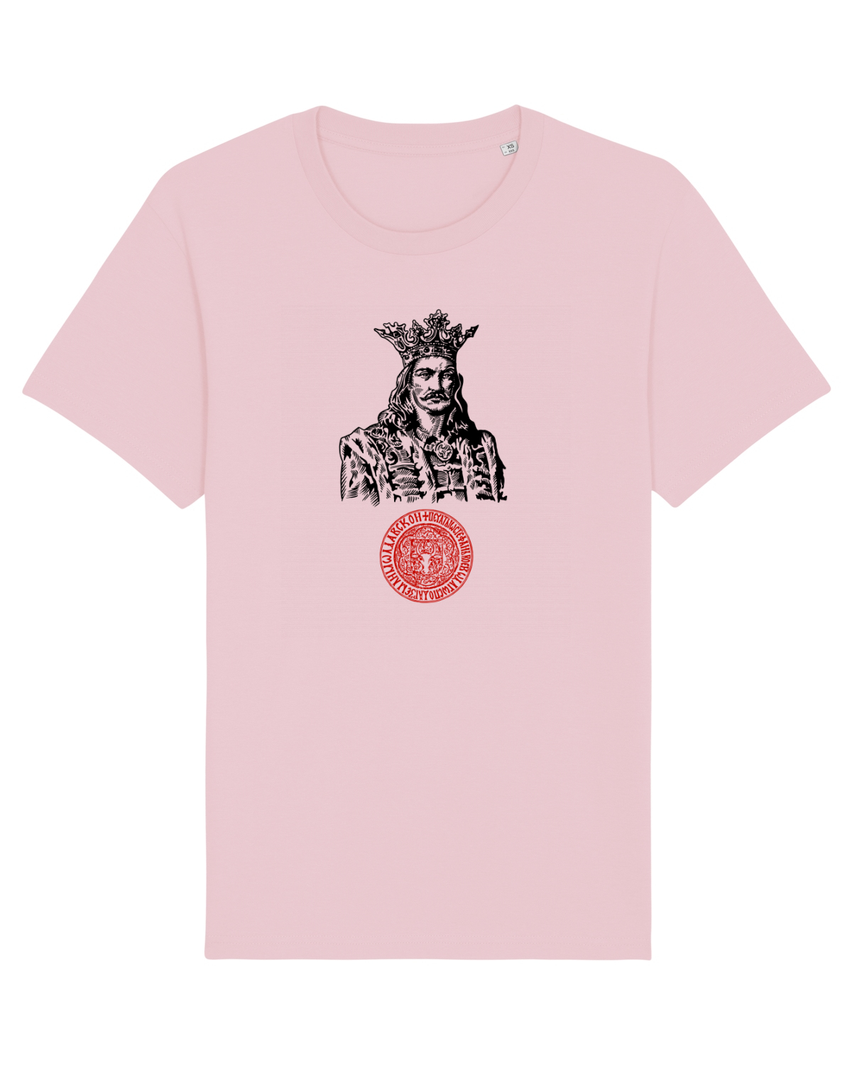 Tricou mânecă scurtă Unisex Rocker Cotton Pink