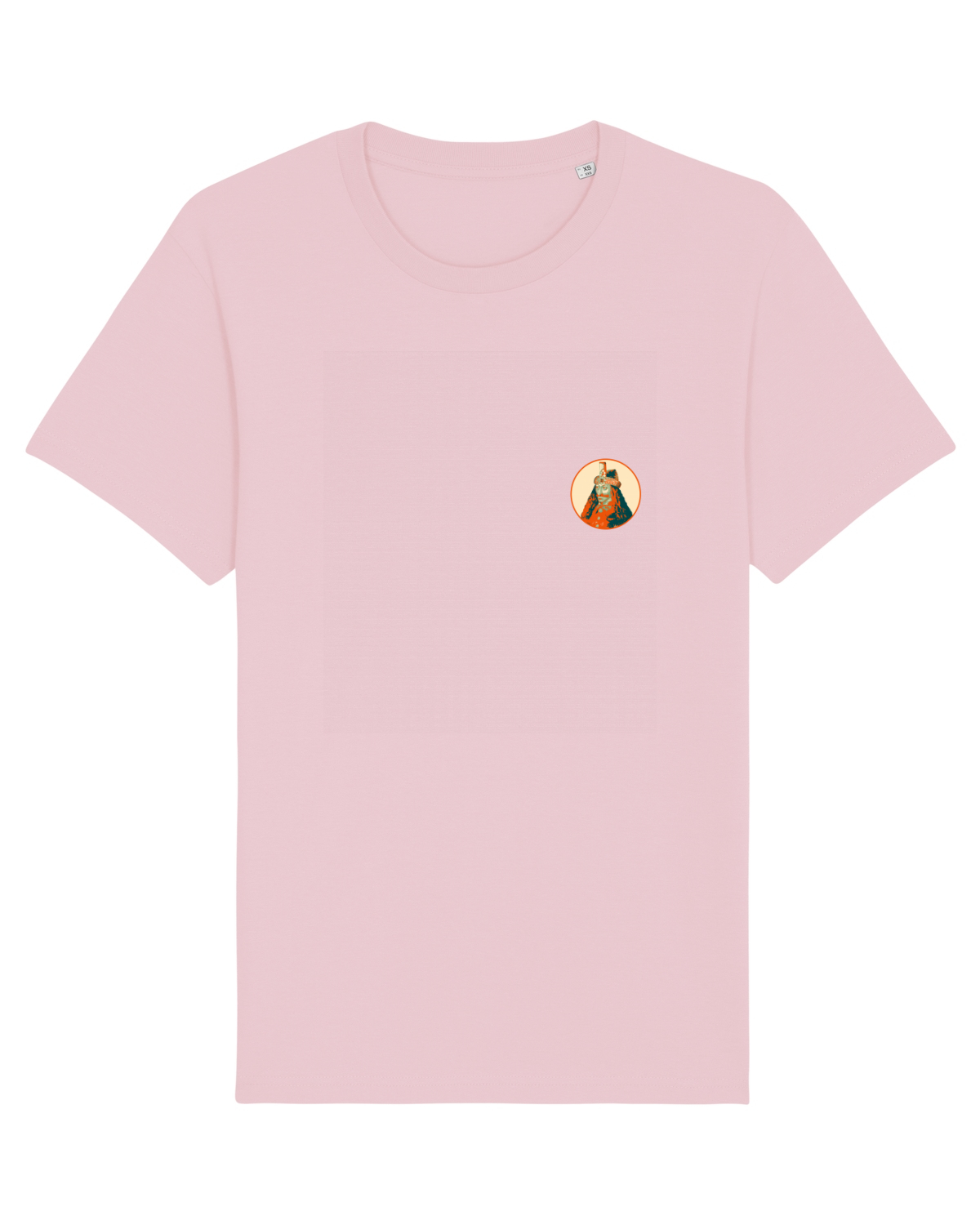 Tricou mânecă scurtă Unisex Rocker Cotton Pink