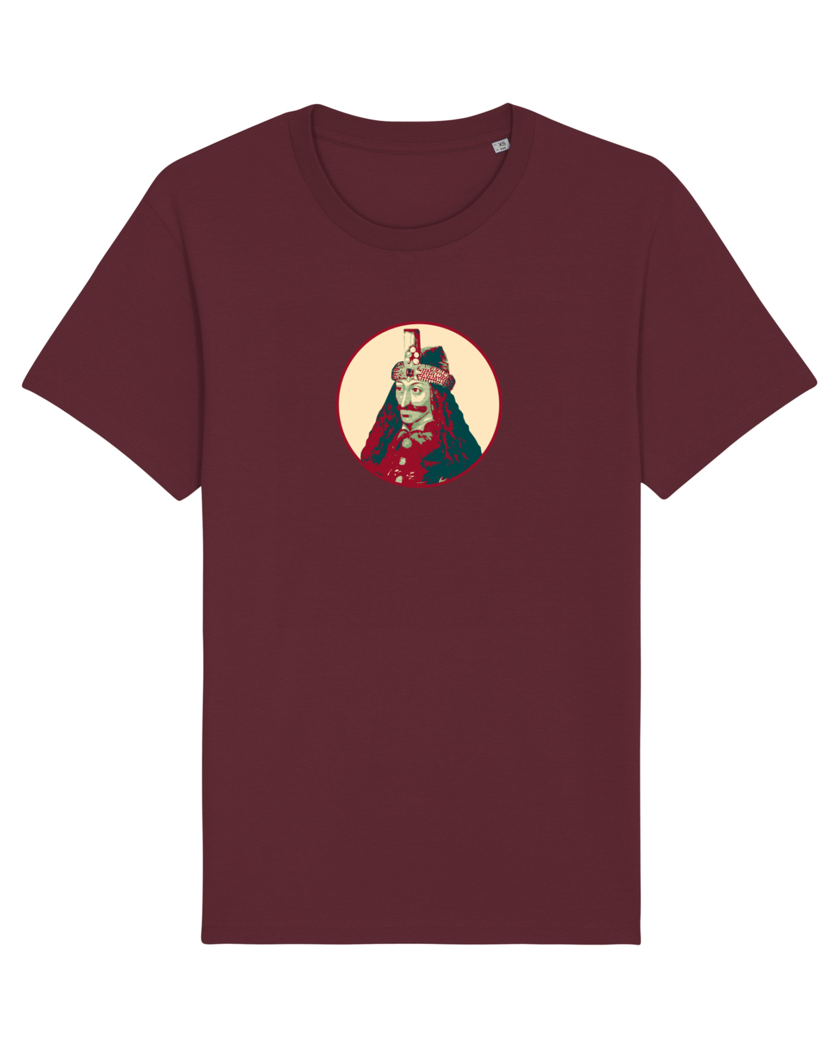 Tricou mânecă scurtă Unisex Rocker Burgundy