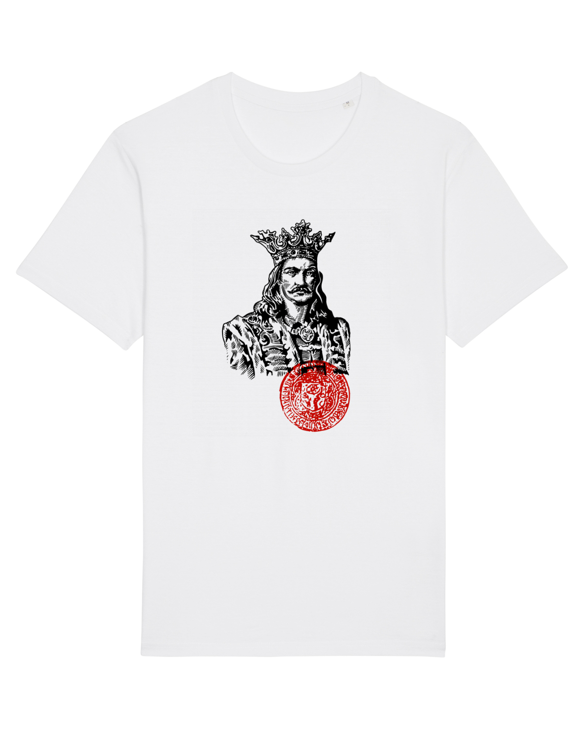 Tricou mânecă scurtă Unisex Rocker White