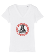 Ștefan cel Mare 3. Tricou mânecă scurtă guler V Damă Evoker