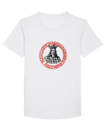 Ștefan cel Mare 3. Tricou mânecă scurtă guler larg Bărbat Skater