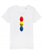 Tricolorul 2. Tricou mânecă scurtă  Copii Mini Creator