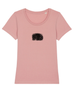 Zimbrul / Bourul 10. Tricou mânecă scurtă guler larg fitted Damă Expresser