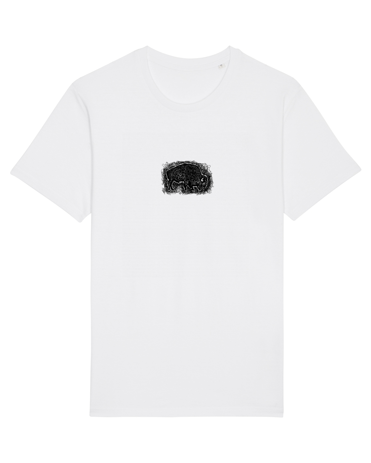 Tricou mânecă scurtă Unisex Rocker White