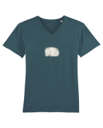 Zimbrul / Bourul 11. Tricou mânecă scurtă guler V Bărbat Presenter