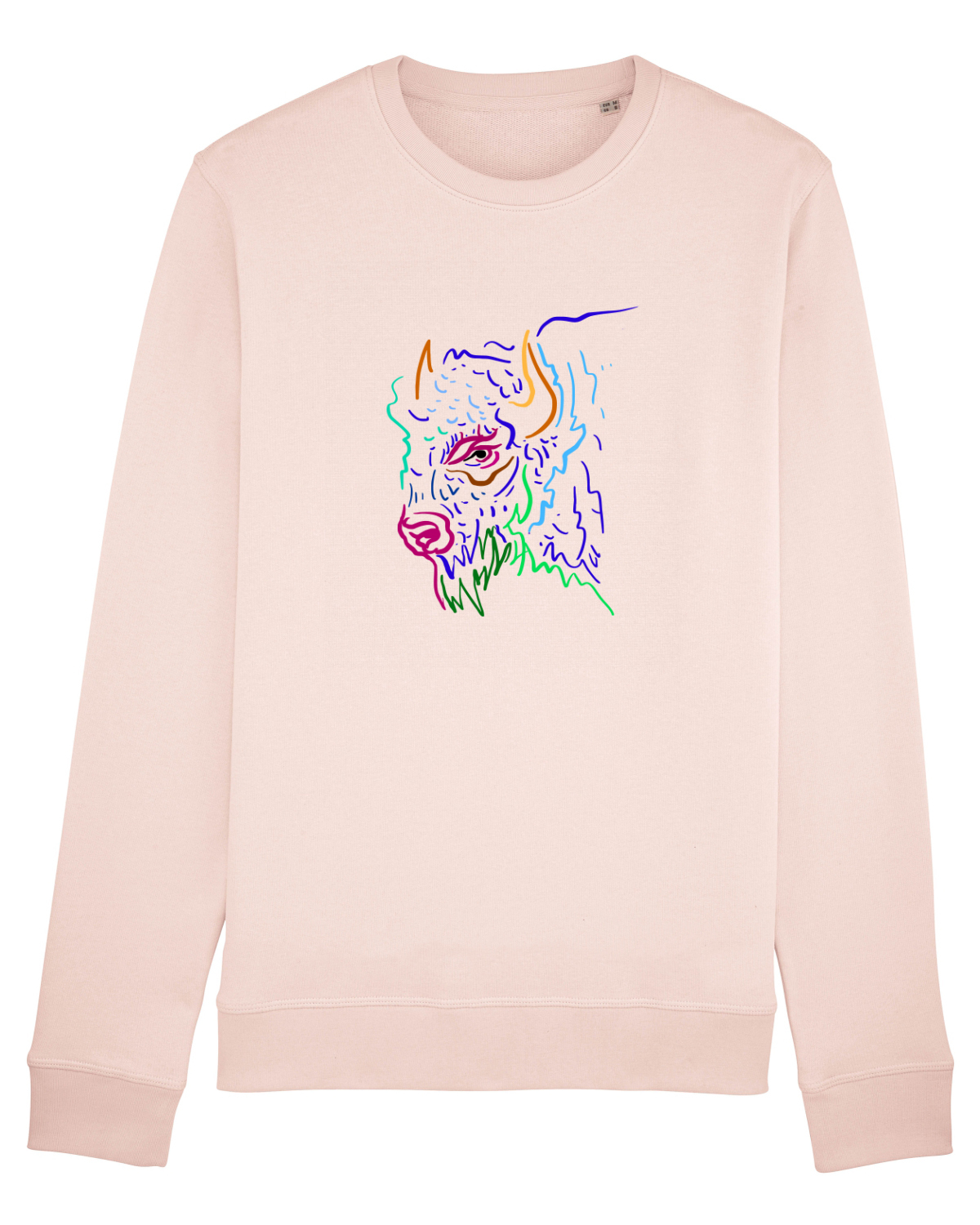 Bluză mânecă lungă Unisex Rise Candy Pink