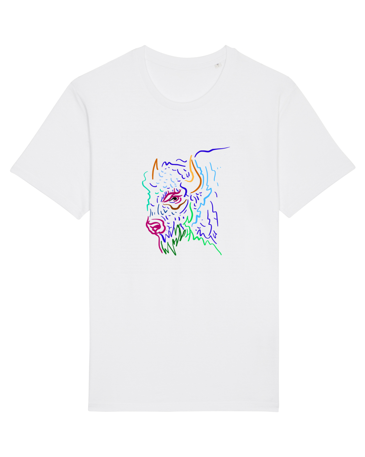 Tricou mânecă scurtă Unisex Rocker White