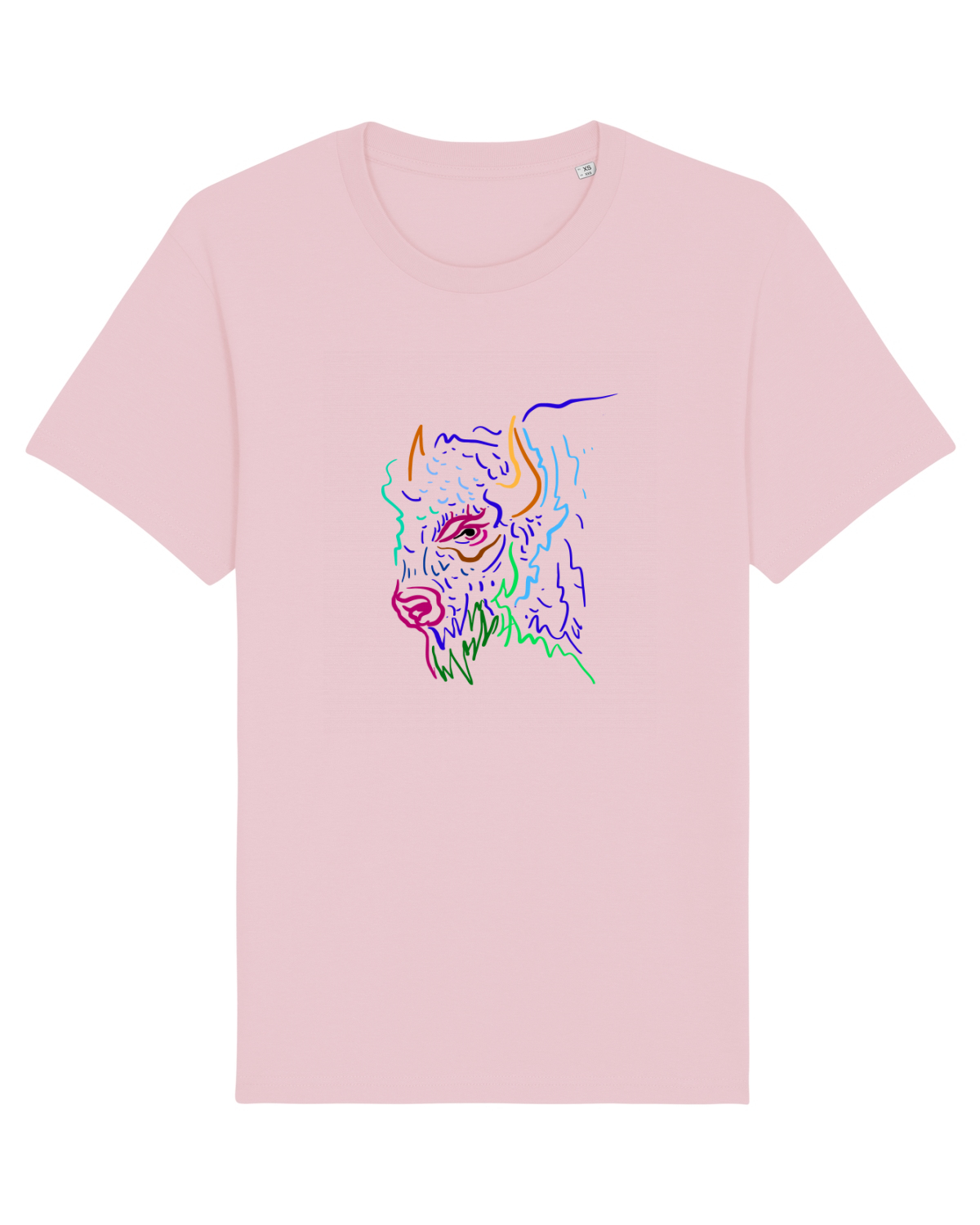Tricou mânecă scurtă Unisex Rocker Cotton Pink