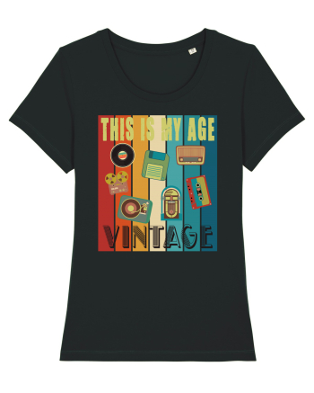 This Is My Age Vintage Black