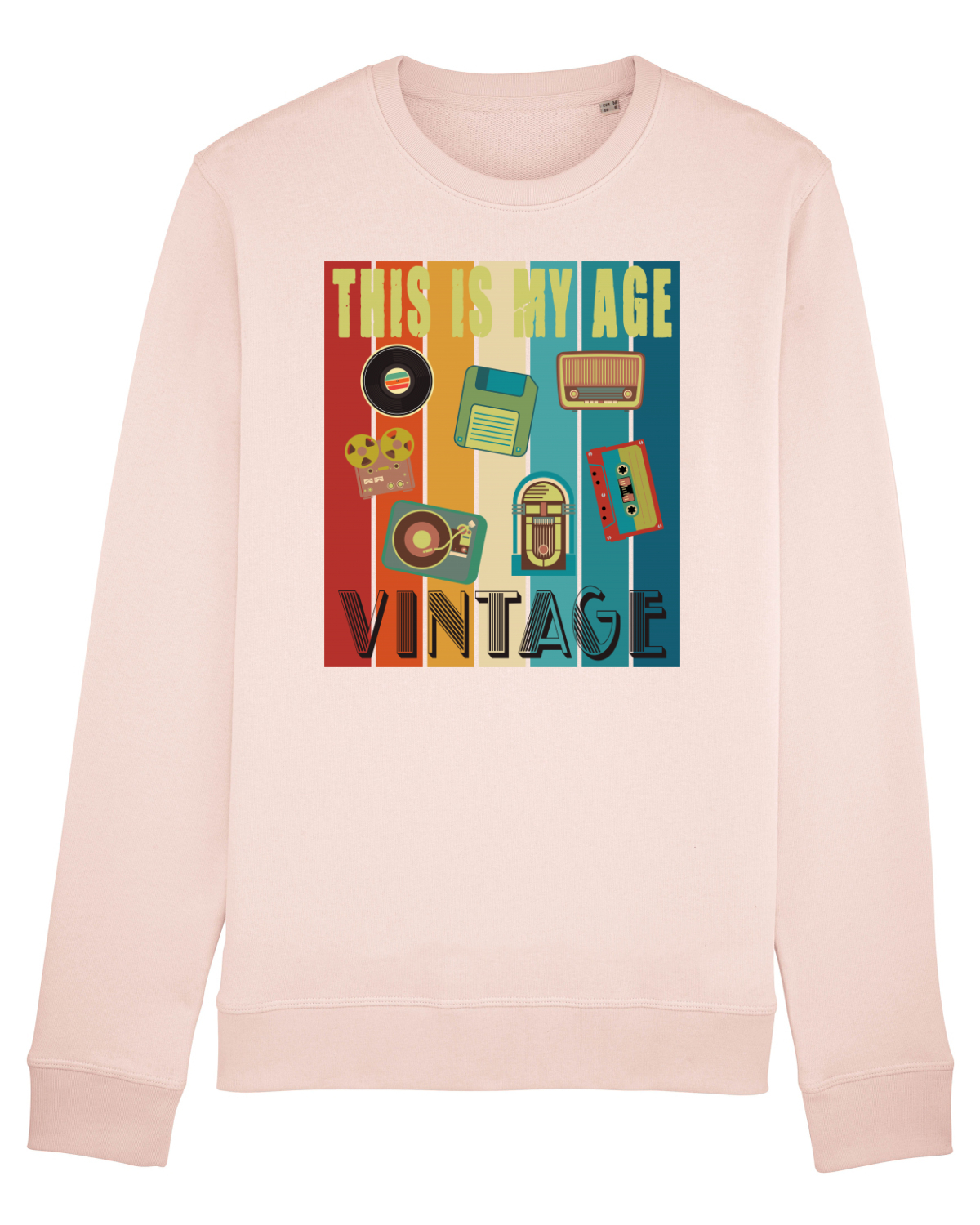 Bluză mânecă lungă Unisex Rise Candy Pink