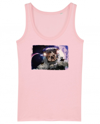 bulldog in spatiu Cotton Pink