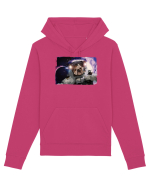 bulldog in spatiu Hanorac Unisex Drummer