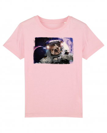 bulldog in spatiu Cotton Pink