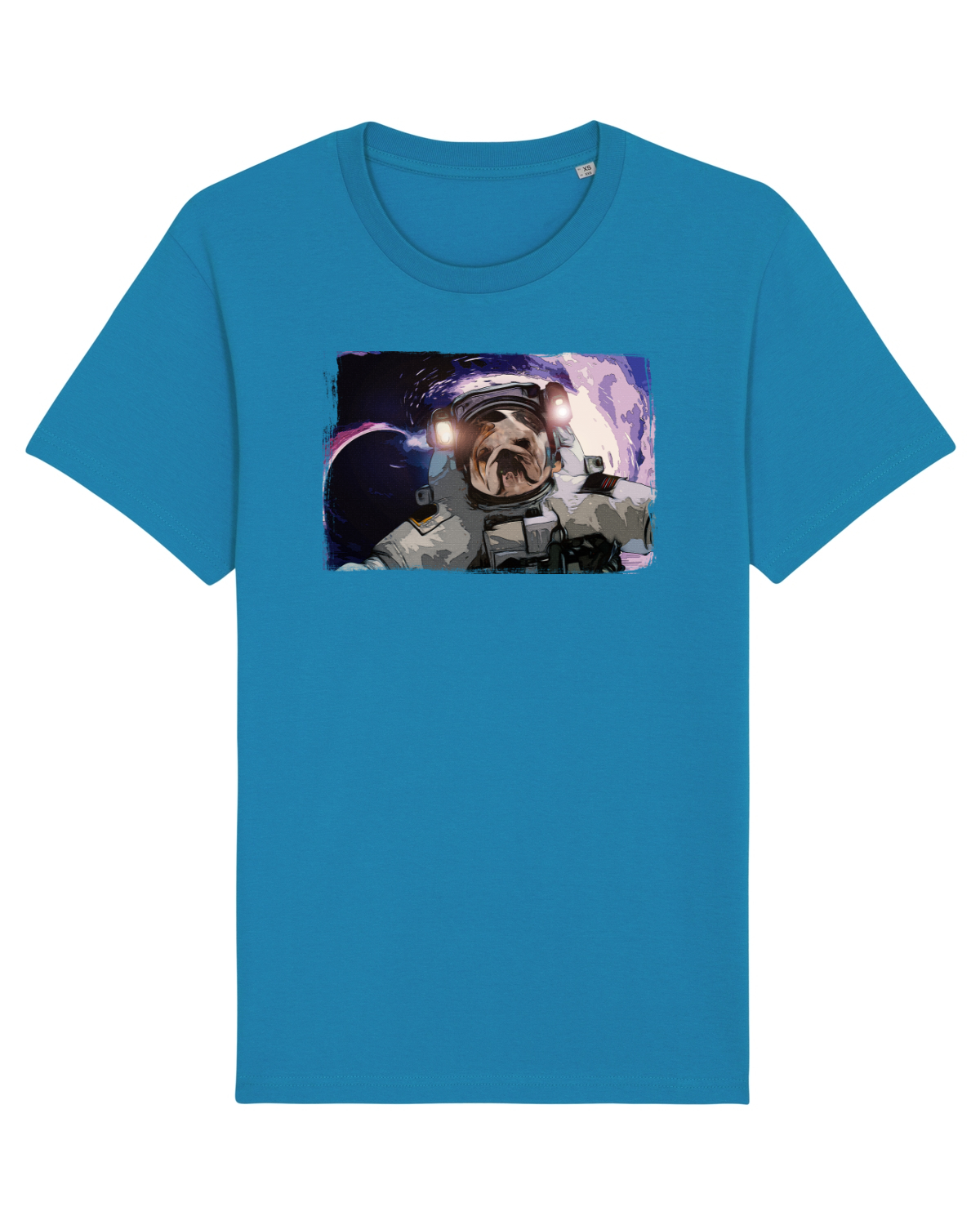 Tricou mânecă scurtă Unisex Rocker Azur