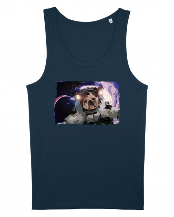 bulldog in spatiu Navy