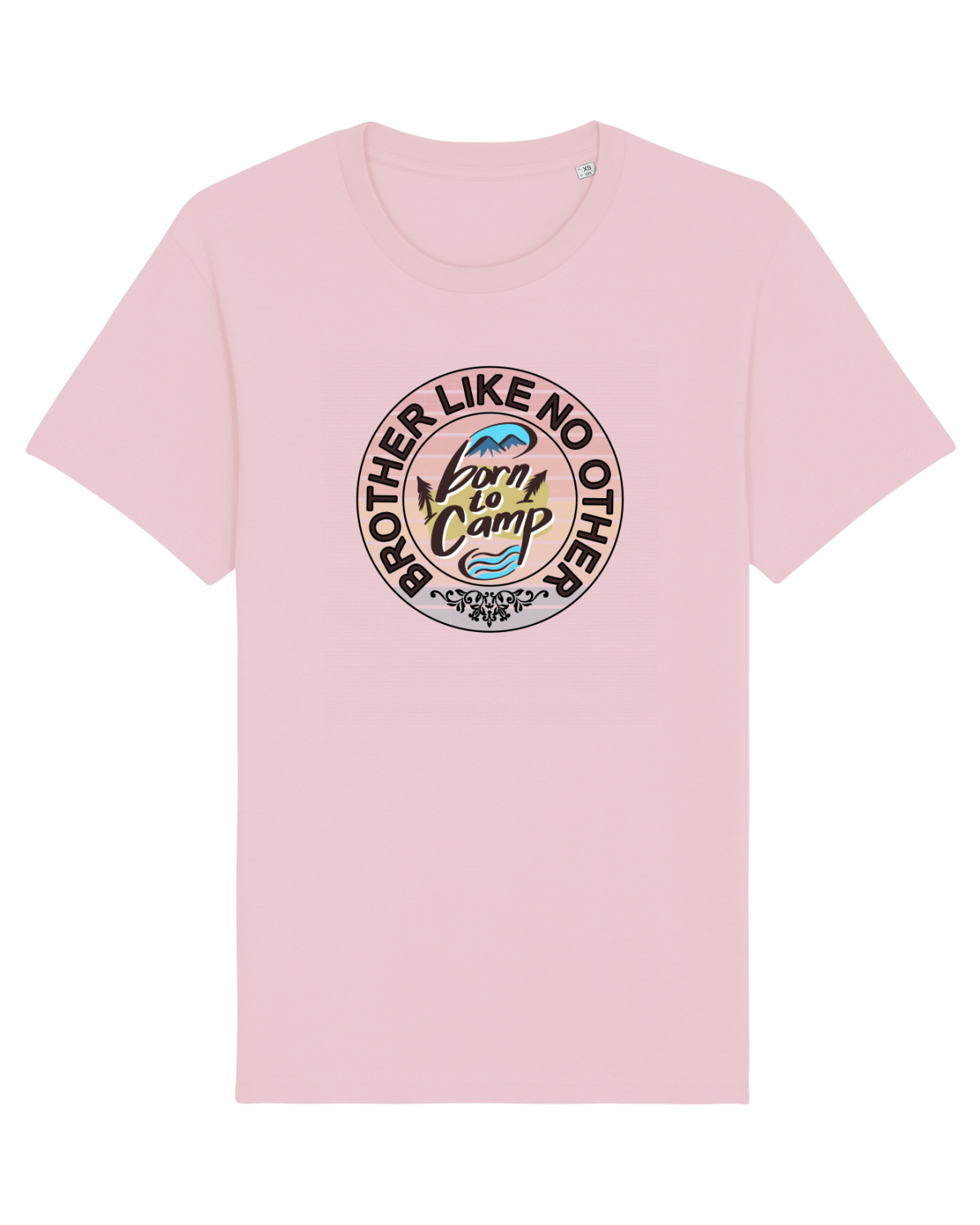 Tricou mânecă scurtă Unisex Rocker Cotton Pink