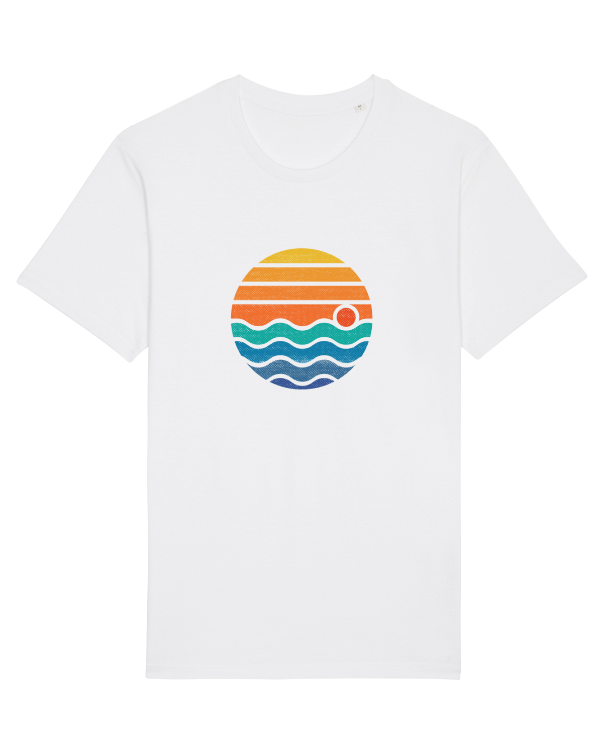 Tricou mânecă scurtă Unisex Rocker White