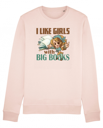 Imi plac fetele cu carti mari. i like girls with big books Candy Pink