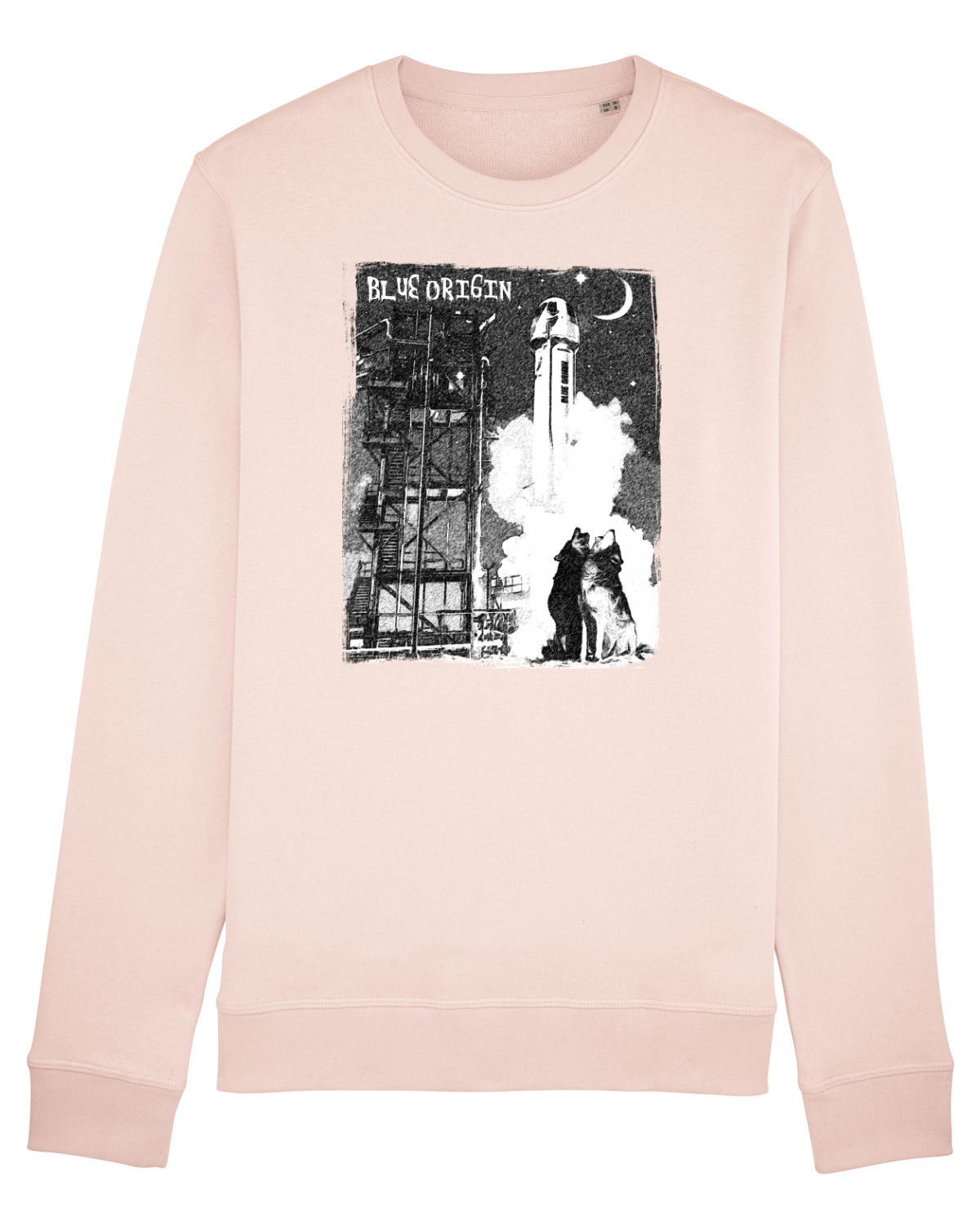 Bluză mânecă lungă Unisex Rise Candy Pink