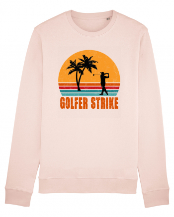 Sunset Golfer Strike Retro Candy Pink