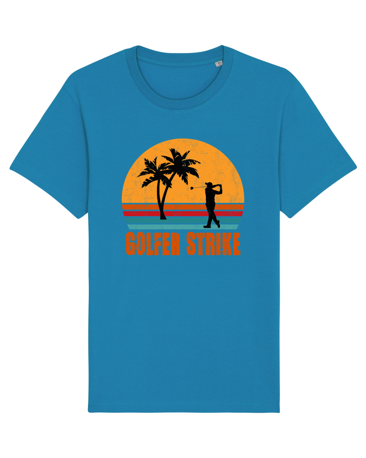 Tricou mânecă scurtă Unisex Rocker Azur