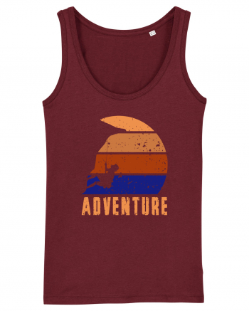 Adventure Retro Sunset Climber Burgundy