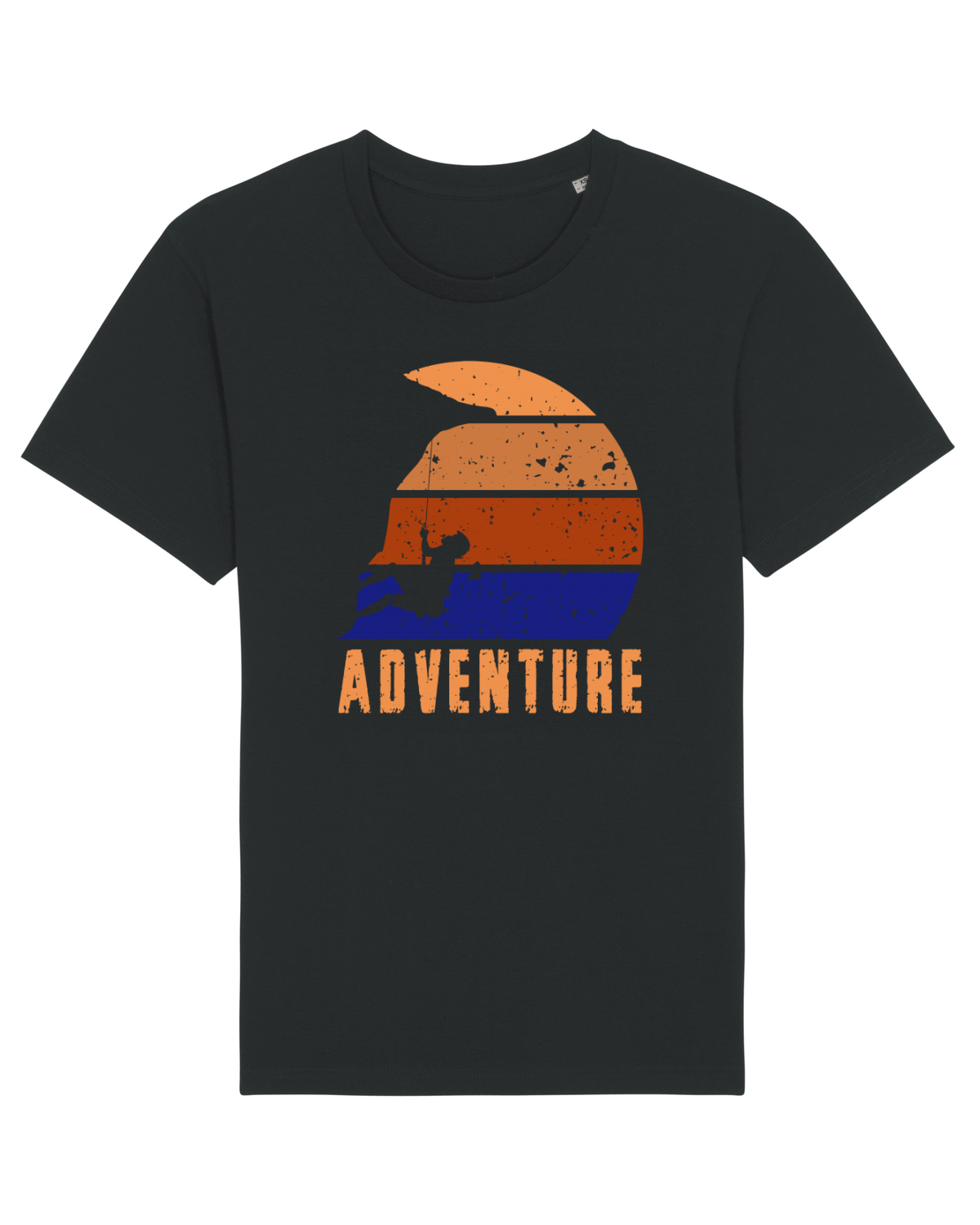 Tricou mânecă scurtă Unisex Rocker Black
