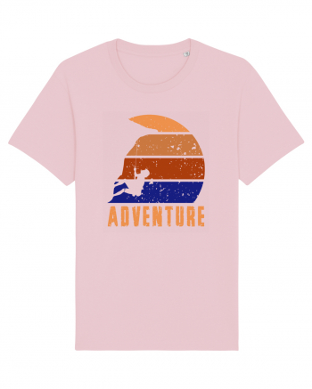 Adventure Retro Sunset Climber Cotton Pink