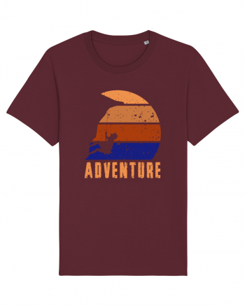 Adventure Retro Sunset Climber Burgundy