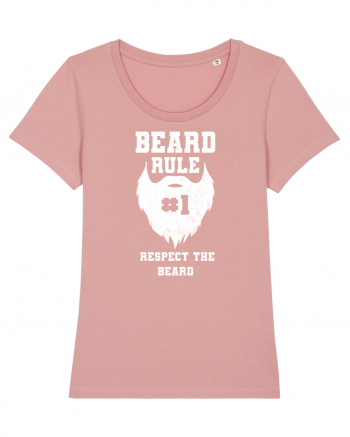Beard Rule Number One Respect The Beard Retro Canyon Pink