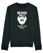 Beard Rule Number One Respect The Beard Retro Bluză mânecă lungă Unisex Rise