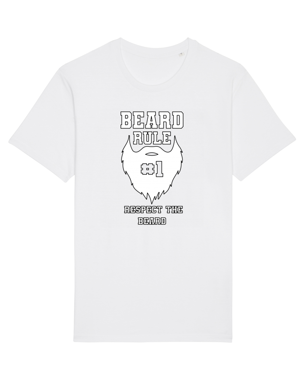 Tricou mânecă scurtă Unisex Rocker White