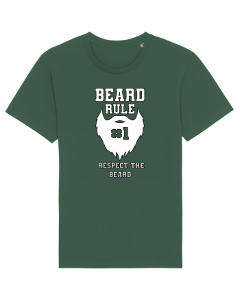 Beard Rule Number One Respect The Beard Bottle Green
