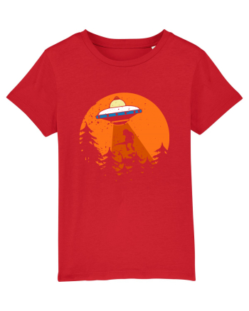 Alien Dinosaur Abduction  Red