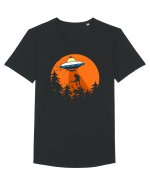 Alien Dinosaur Abduction  Tricou mânecă scurtă guler larg Bărbat Skater