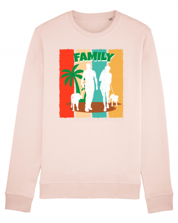 Family Summer Happy Dog Candy Pink