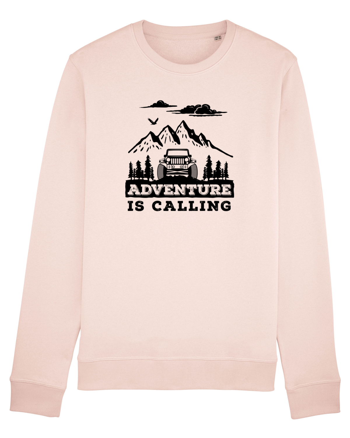 Bluză mânecă lungă Unisex Rise Candy Pink