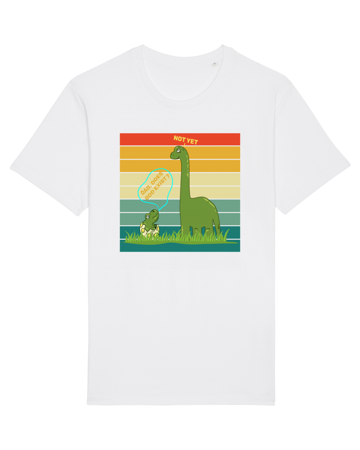 Tricou mânecă scurtă Unisex Rocker White