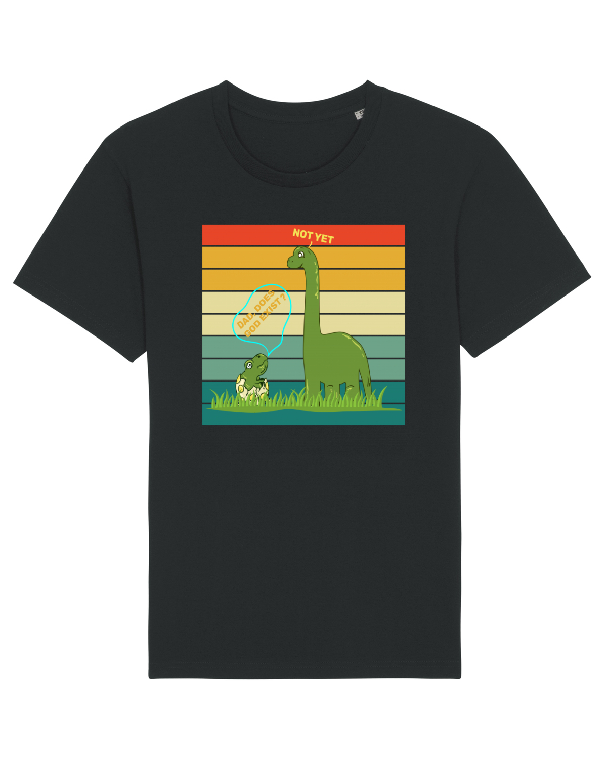 Tricou mânecă scurtă Unisex Rocker Black
